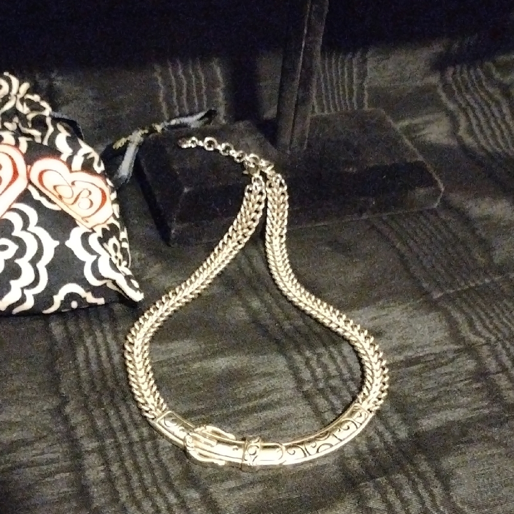 Brighton Belt Style Silver Necklace